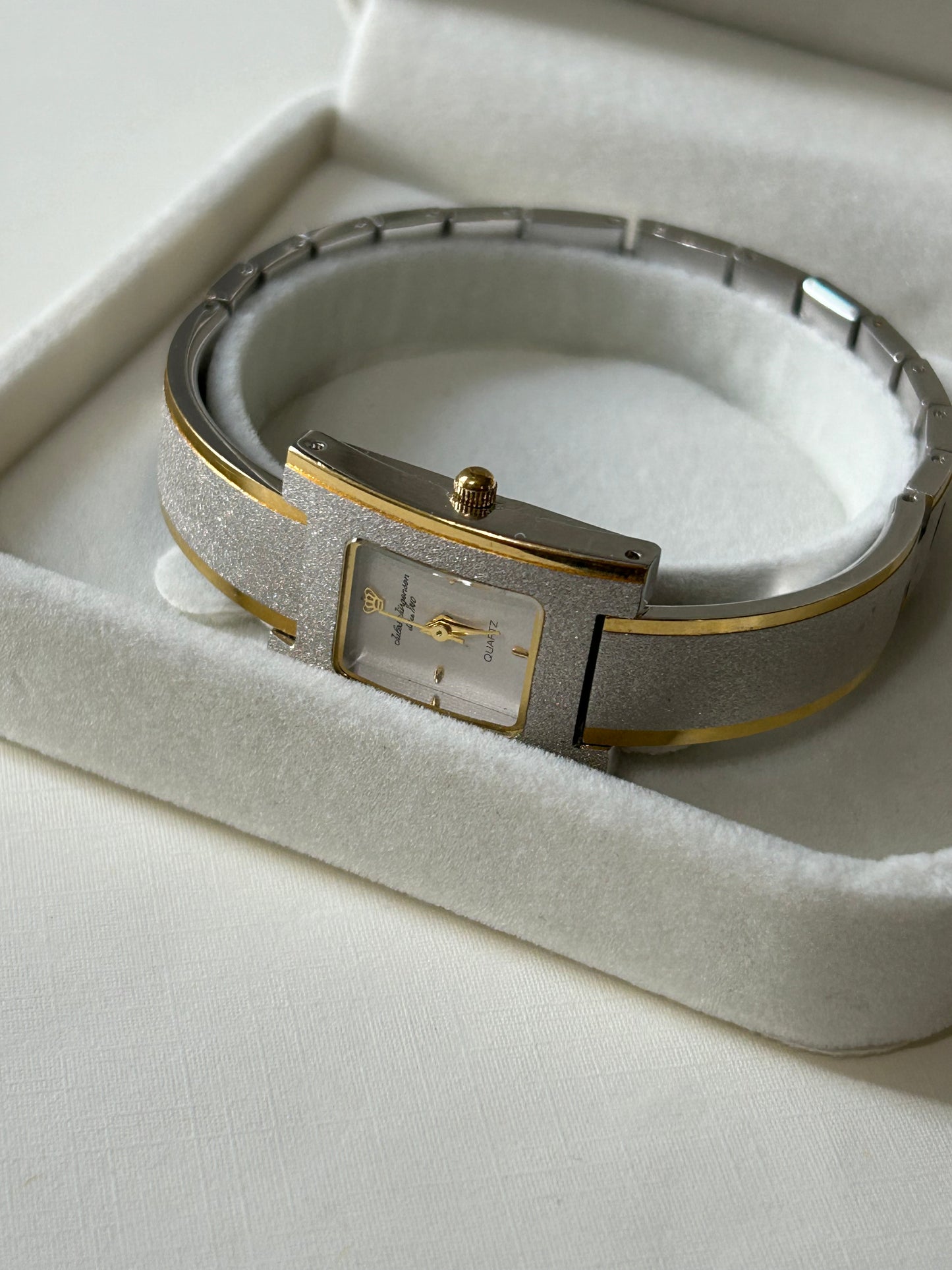 Vintage Jules Jurgensen Brushed Two Tone Watch