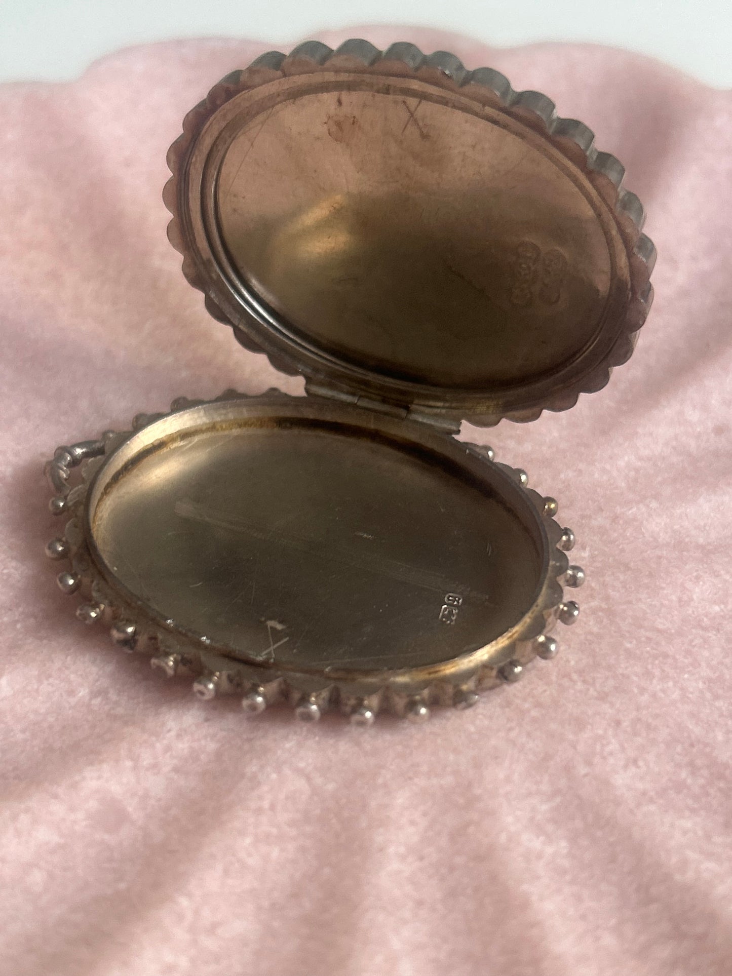 Antique Birmingham Victorian Floral Locket