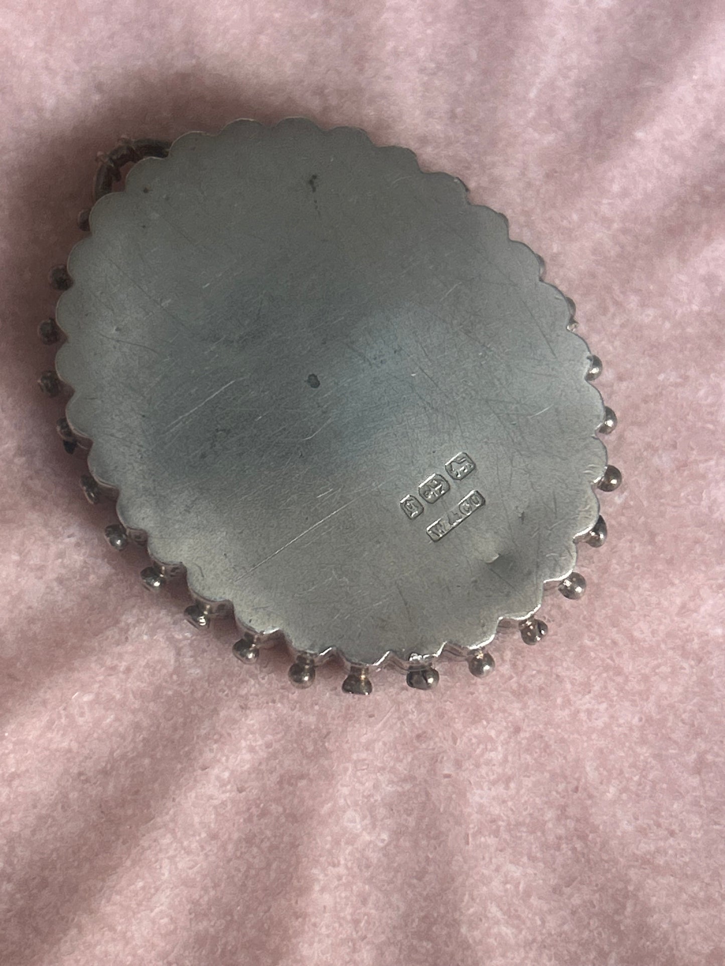 Antique Birmingham Victorian Floral Locket