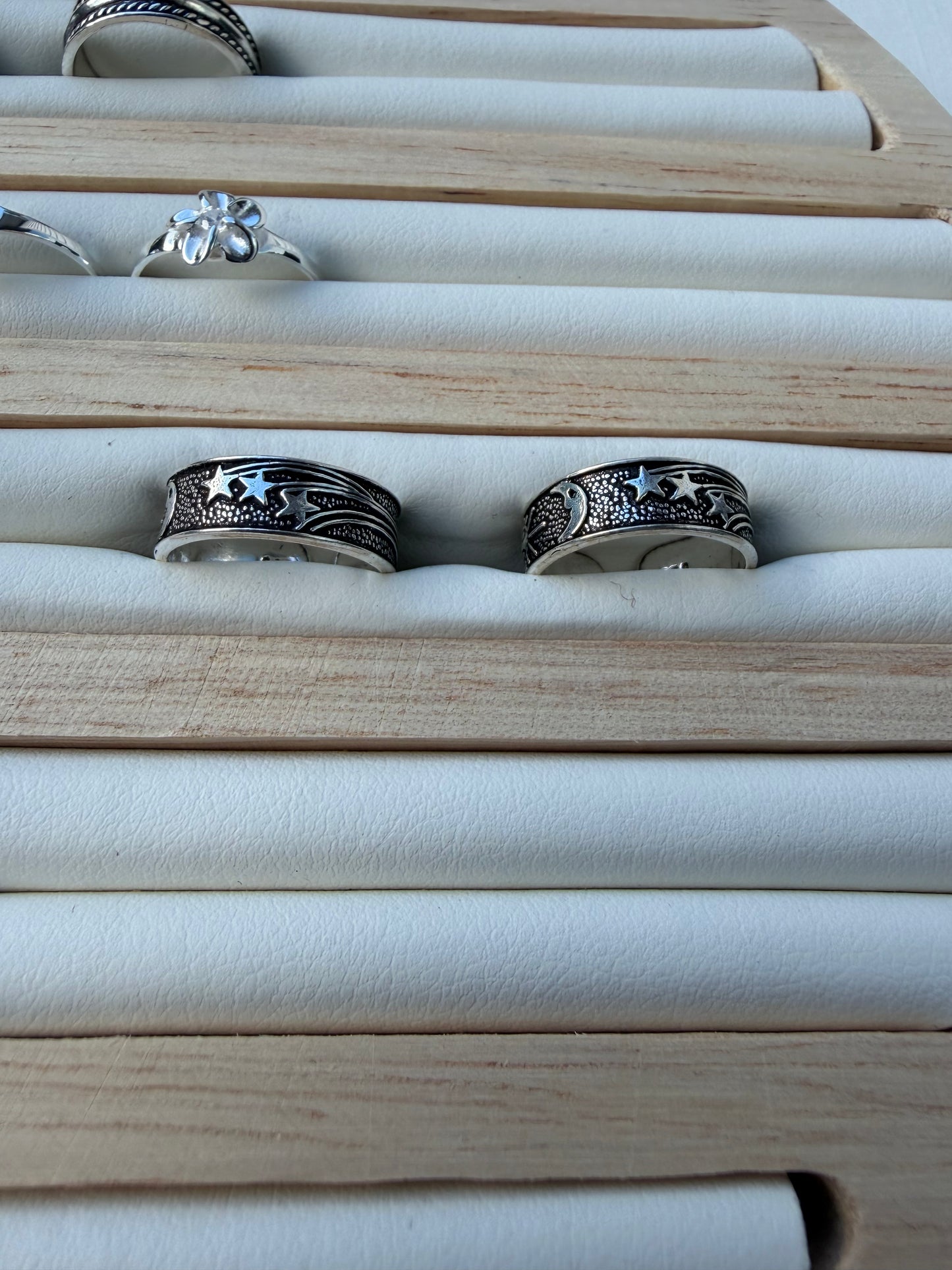 Sterling Silver Sparking Toe Rings