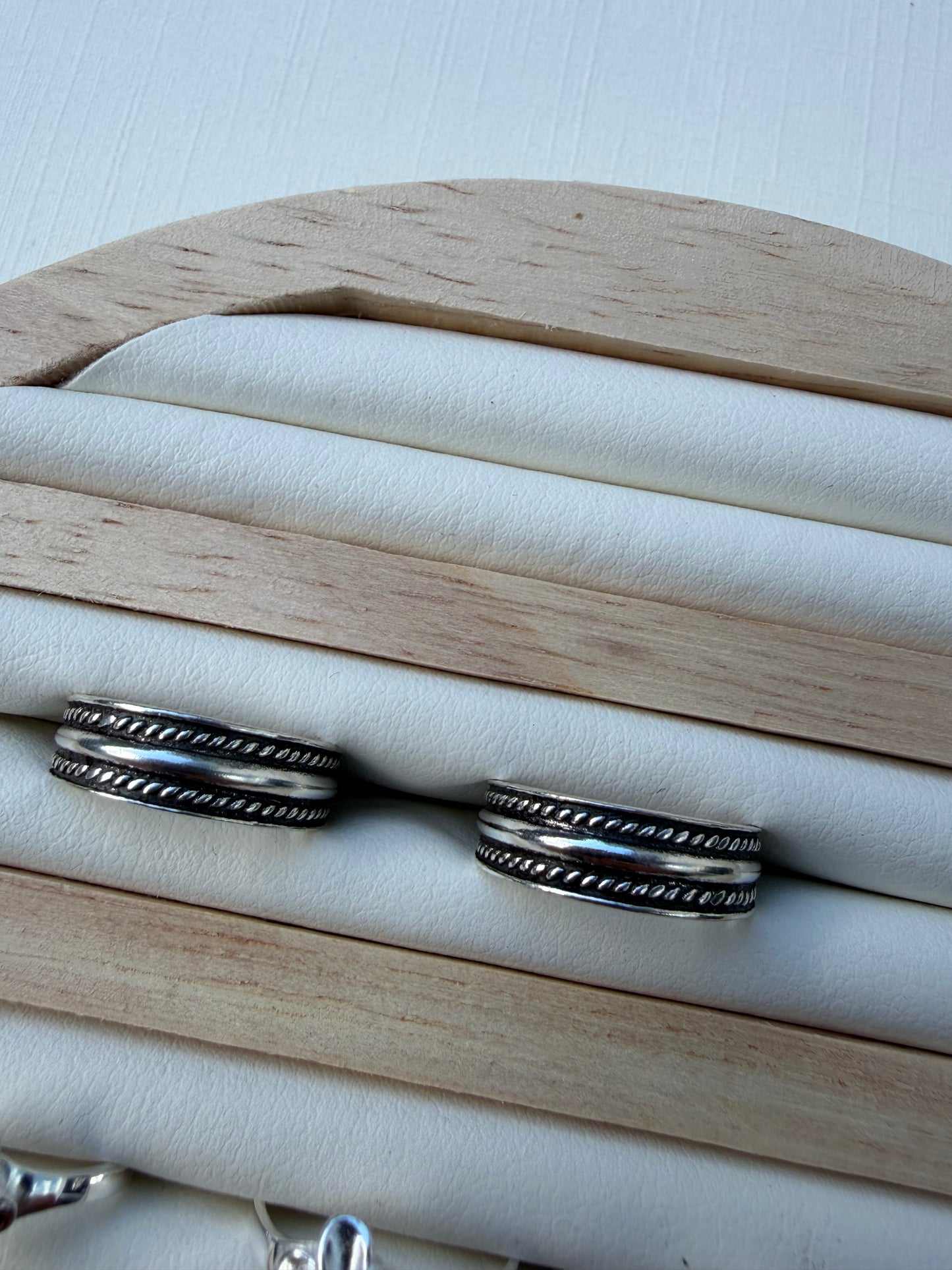 Sterling Silver Sparking Toe Rings