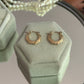 Urban Aura 10K Gold Accent Hoop Earrings *XS*