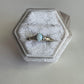 Vintage 10K Opal and Diamond Ring
