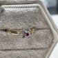 Vintage 10K Ruby & Diamond Ring