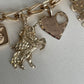 Vintage 10K Charm Bracelet + Individual Charms