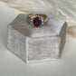 Vintage 14K Diamond and Garnet Pinky Ring