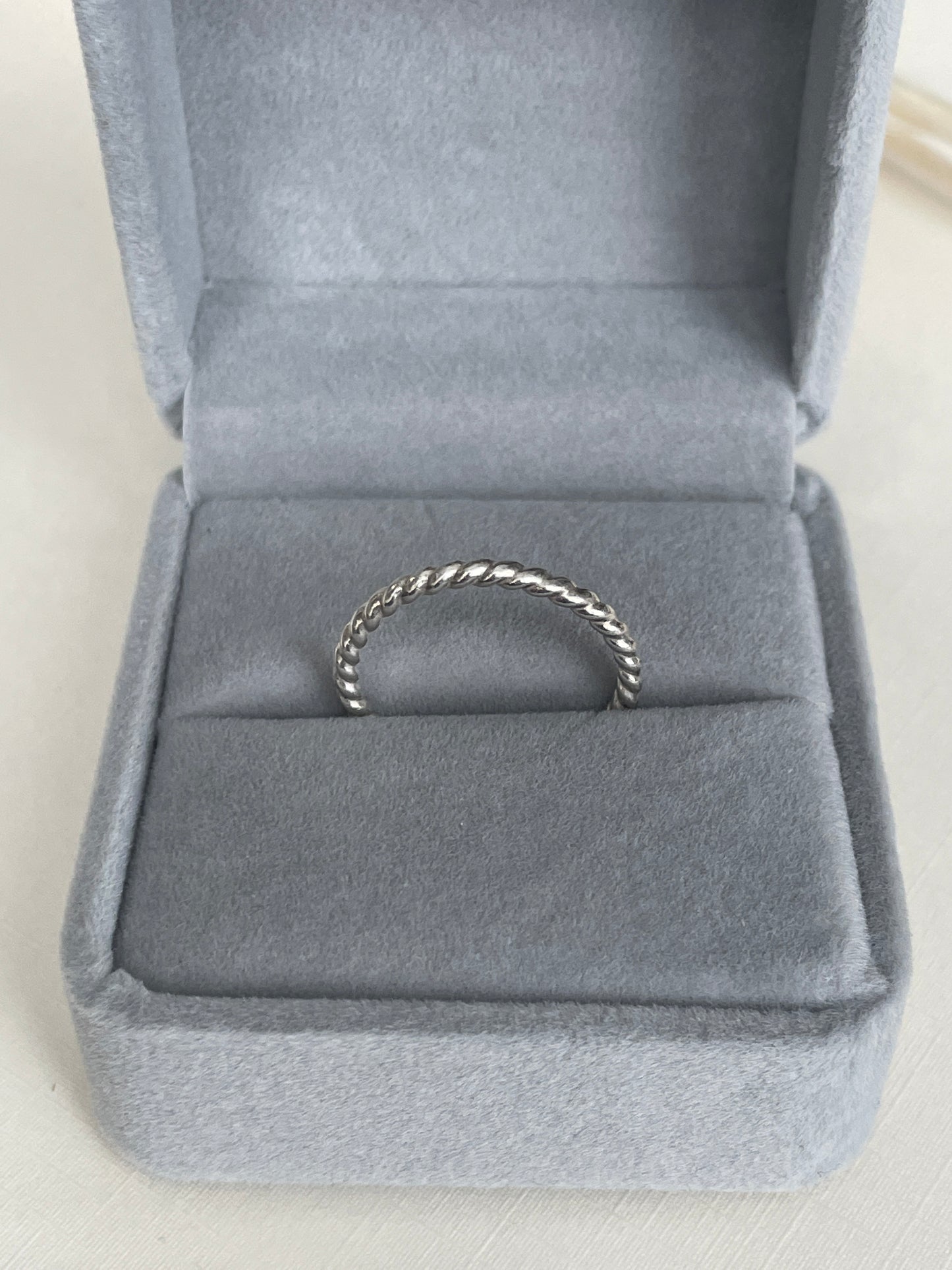 Sterling Silver Thick Twist Ring