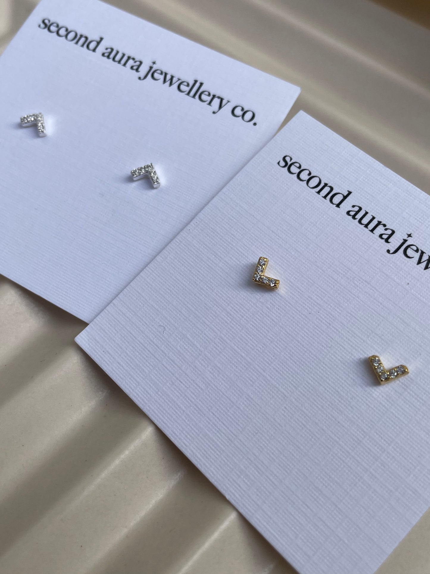 V Sparkle Studs