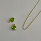 August’s Peridot In Gold
