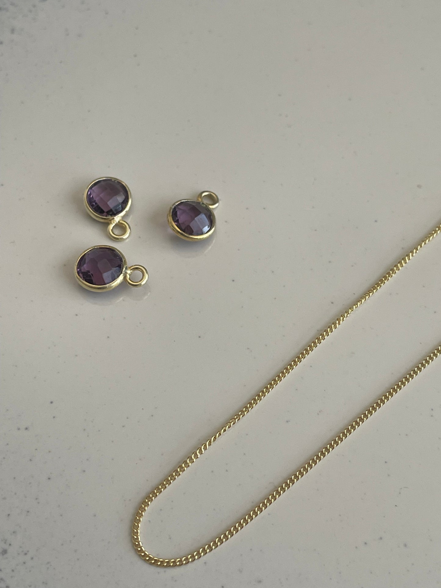 February’s Amethyst In Gold