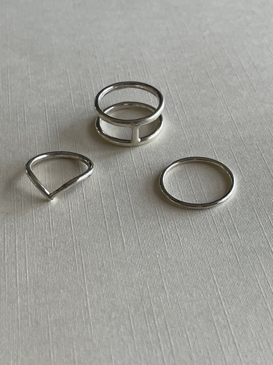 Midi Ring Set of 3