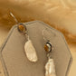 Reworked Citrine And Baroque Pearl Earrings