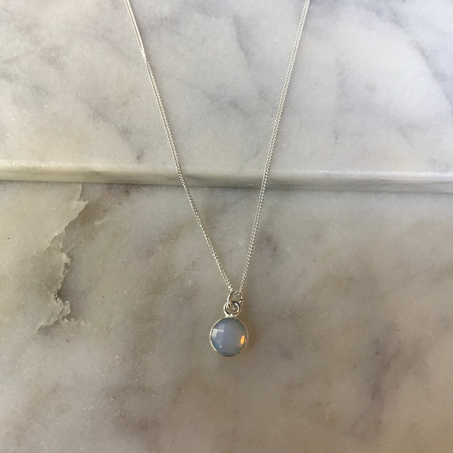 October’s Opalite In Silver